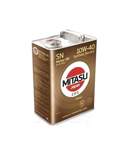 Моторное масло MITASU MOTOR OIL LL SN 10W-40 4л