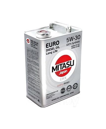 Моторное масло MITASU EURO PAO LL III OIL 5W-30 4л