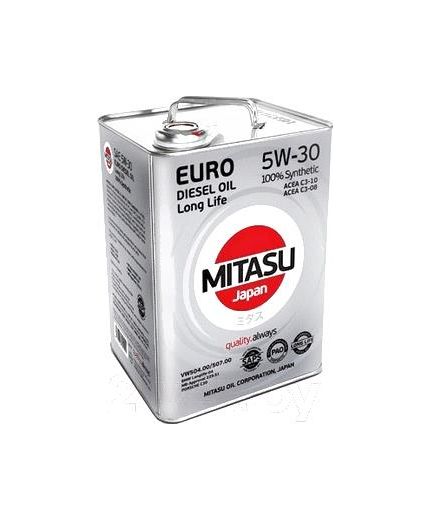 Моторное масло MITASU EURO PAO LL III OIL 5W-30 6л
