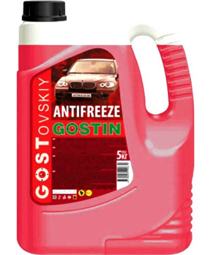 Антифриз GOSTIN ГОСТовский красный 5кг 4,3л