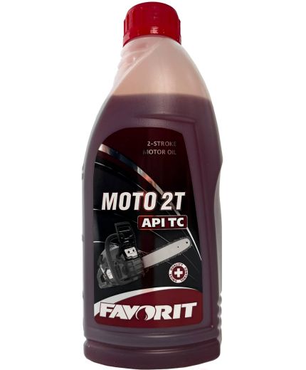 FAVORIT MOTO 2T API TC красное минеральное 1л Фото 2