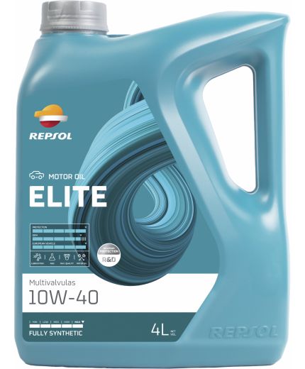 Моторное масло Repsol ELITE MULTIVALVULAS 10W-40 4л Фото 2