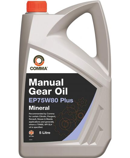 Трансмиссионное масло COMMA Plus EP GL-4 75W-80 5л