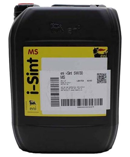 Моторное масло ENI I-SINT MS 5W-30 20л Фото 2