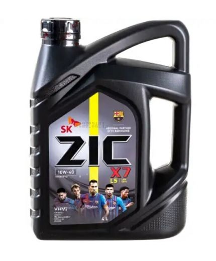 Моторное масло ZIC X7 LS SYNTETIC SN/CF 10W-40 4л Фото 4