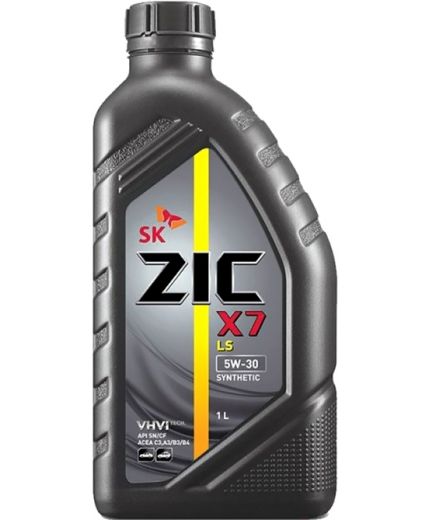 Моторное масло ZIC X7 LS SYNTETIC SN/CF 5W-30 1л Фото 2