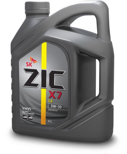 Моторное масло ZIC X7 LS SYNTETIC SN/CF 5W-30 6л Фото 3