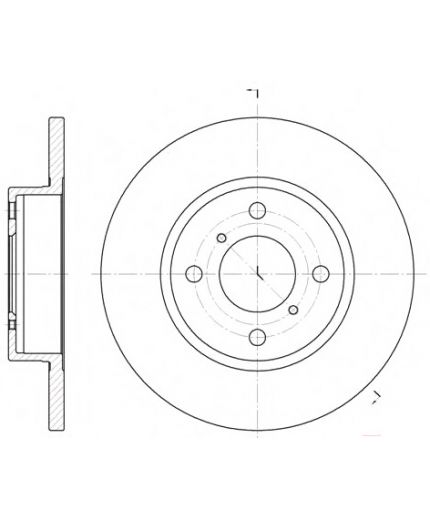 REMSA Тормозной диск