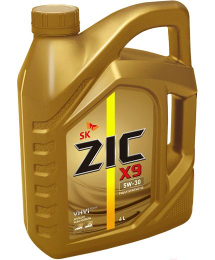 Моторное масло ZIC X9 SYNTHETIC API SL/CF 5W-30 4л Фото 2