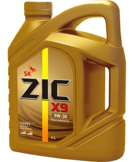 Моторное масло ZIC X9 SYNTHETIC API SL/CF 5W-30 4л Фото 3