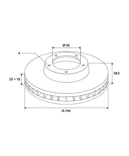 Valeo Тормозной диск