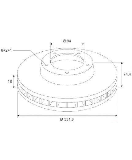 Valeo Тормозной диск