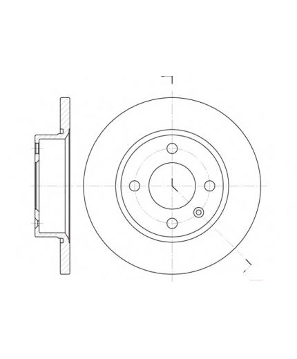 REMSA Тормозной диск