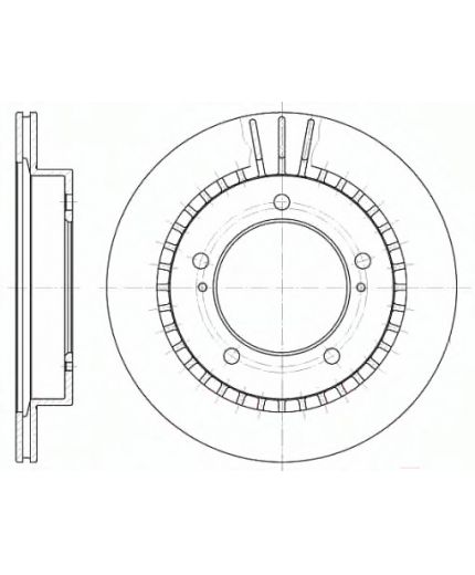 REMSA Тормозной диск