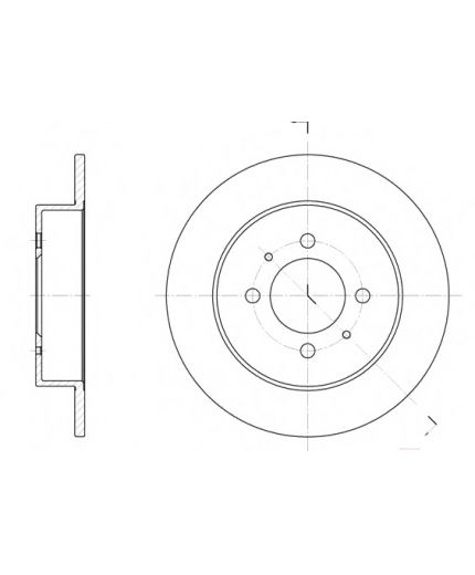 REMSA Тормозной диск