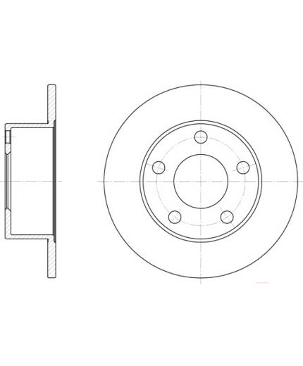 REMSA Тормозной диск