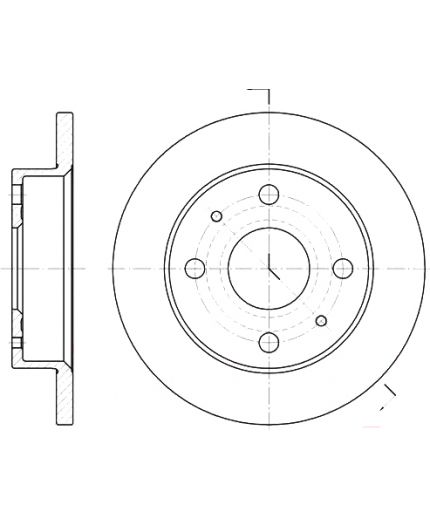 REMSA Тормозной диск Фото 2
