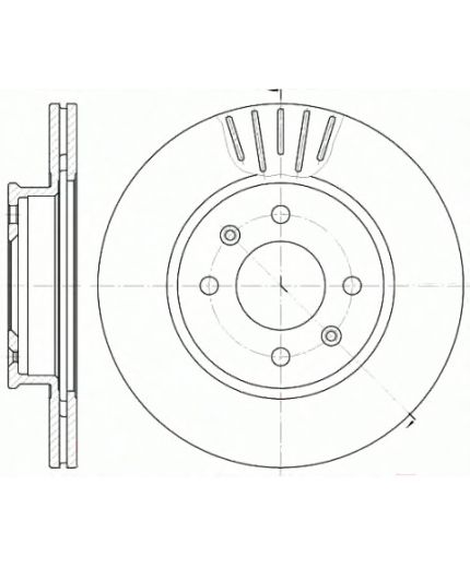 REMSA Тормозной диск