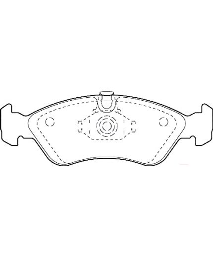 Valeo Колодки дисковые