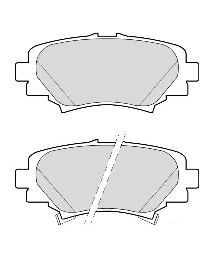 Valeo Колодки дисковые задние
