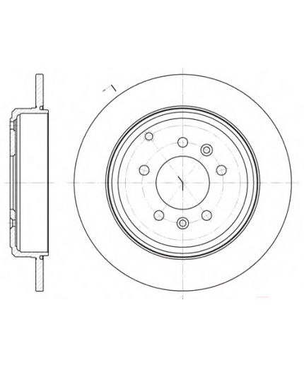 REMSA Тормозной диск