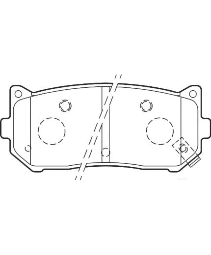 Valeo Колодки дисковые
