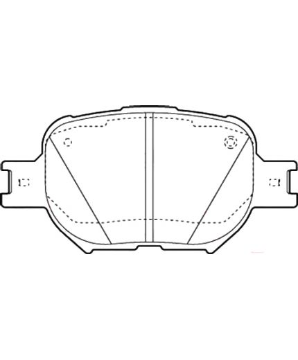 Valeo Колодки дисковые