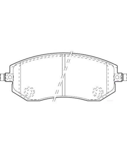 Valeo Колодки дисковые