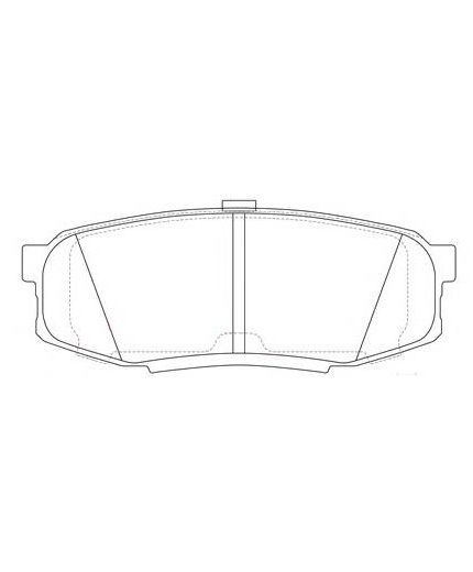 TOYOTA Колодки дисковые задние Фото 3