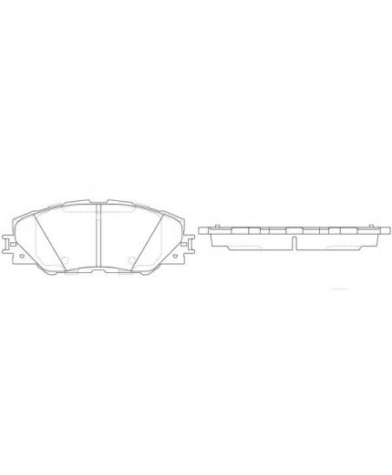 TOYOTA Колодки дисковые передние Фото 3