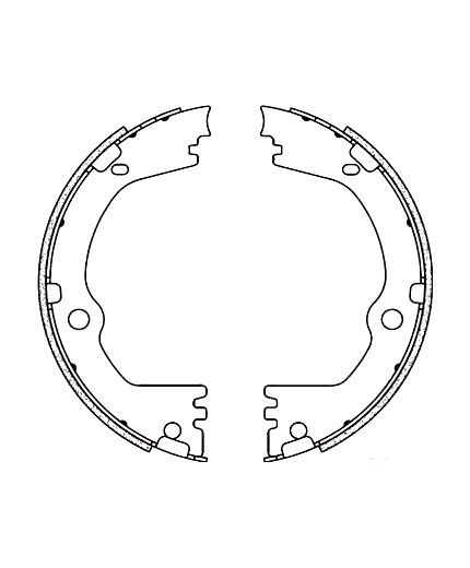 Hyundai/Kia Колодки барабанные Фото 2