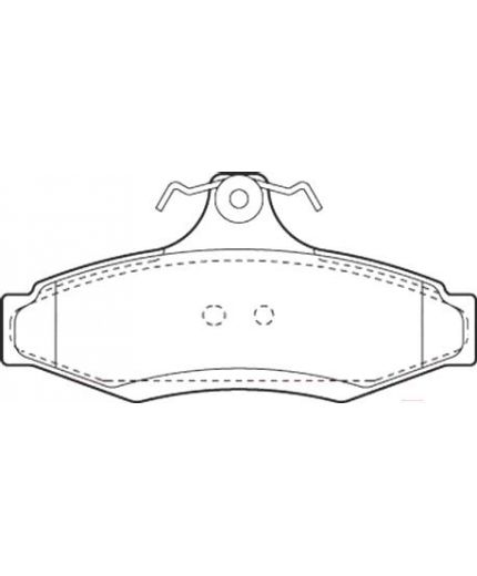 Valeo Колодки дисковые