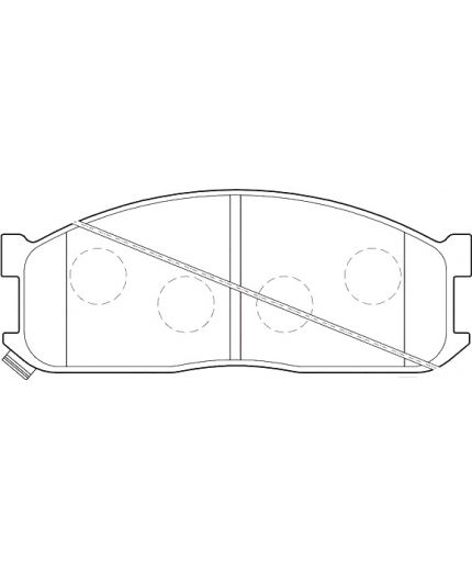 Valeo Колодки дисковые