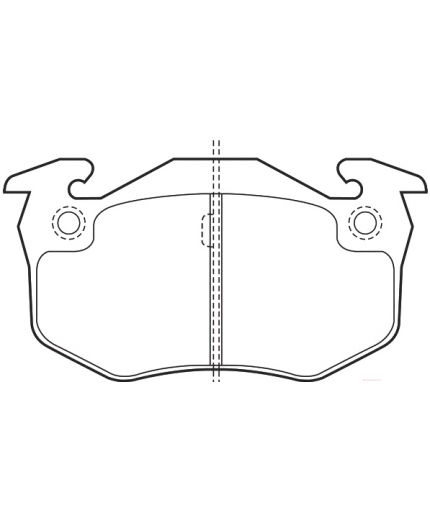 Valeo Колодки дисковые