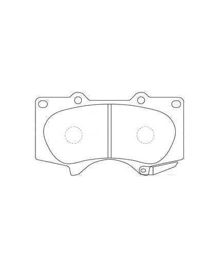 TOYOTA Колодки дисковые передние Фото 2