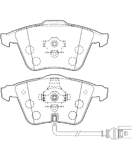 Valeo Колодки дисковые