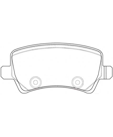 NiBK Колодки дисковые