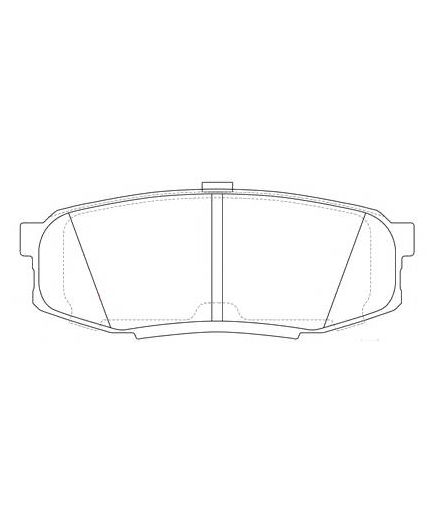 TOYOTA Колодки дисковые задние Фото 2