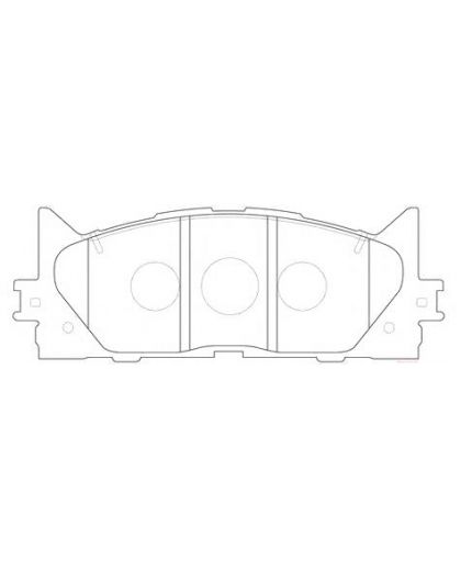 TOYOTA Колодки дисковые передние Фото 2