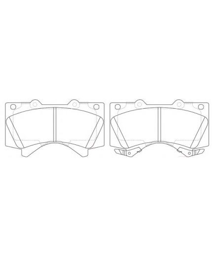 TOYOTA Колодки дисковые Фото 2