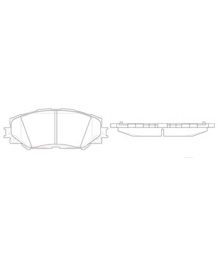 TOYOTA Колодки дисковые Фото 3