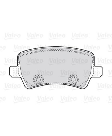 Valeo Колодки дисковые задние