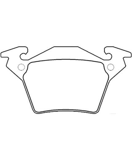 Ferodo Колодки дисковые задние