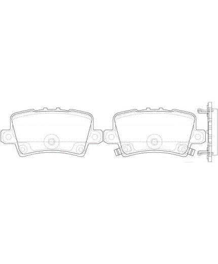 NiBK Колодки дисковые