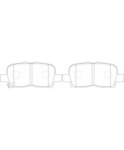 NiBK Колодки дисковые