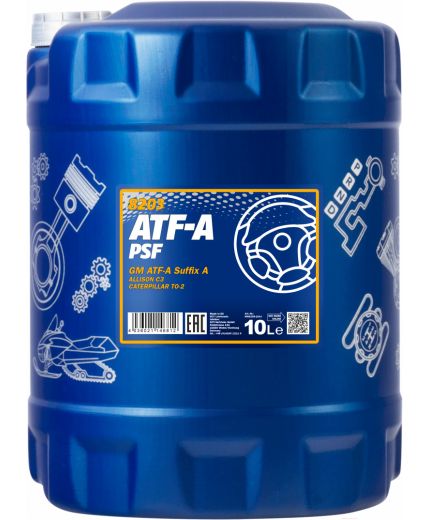 Трансмиссионное масло MANNOL ATF-А PSF 10л