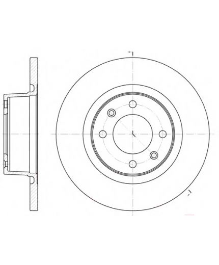 REMSA Тормозной диск