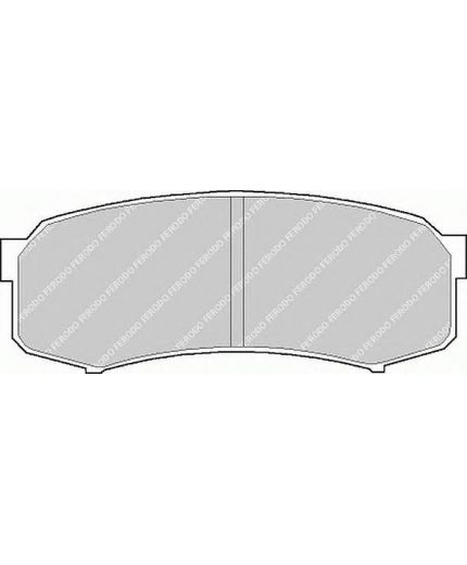 Ferodo Колодки дисковые задние Фото 5