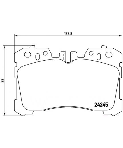BREMBO Колодки дисковые передние Фото 2
