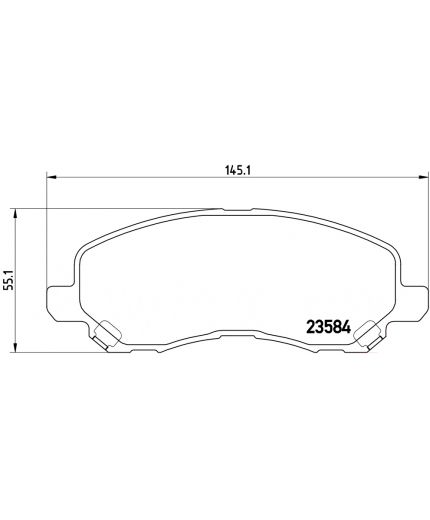 BREMBO Колодки дисковые передние Фото 2